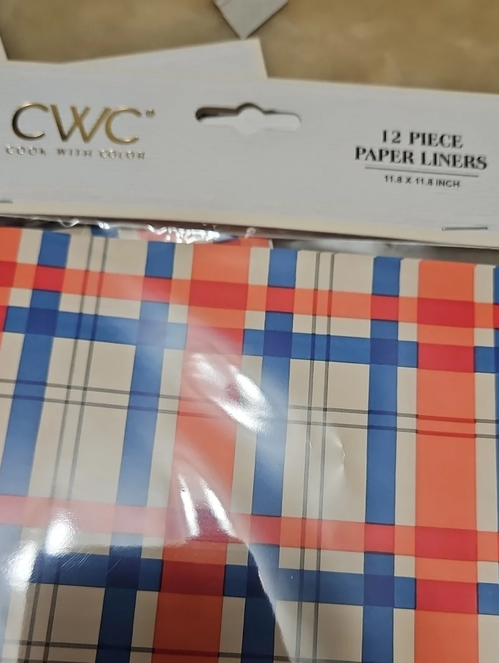 Target coral plaid